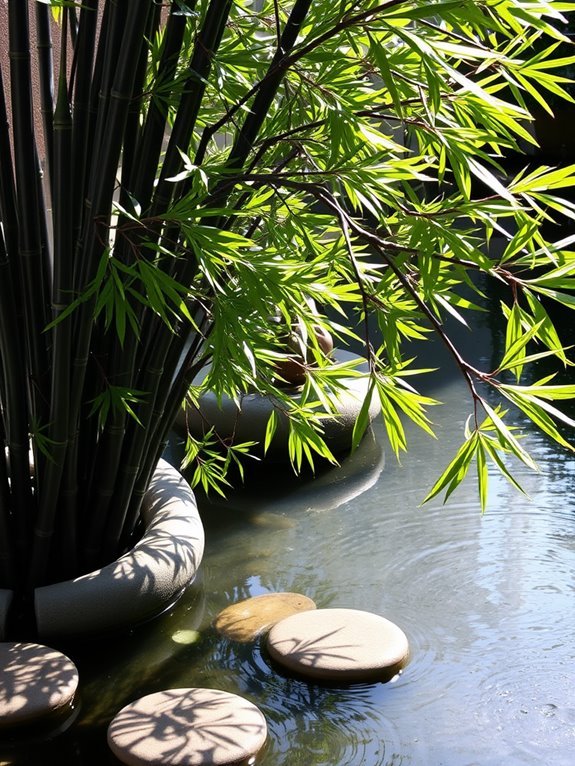 black stemmed bamboo variety