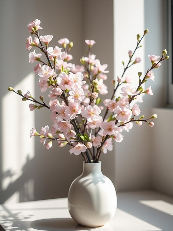 blooming springtime tree branches