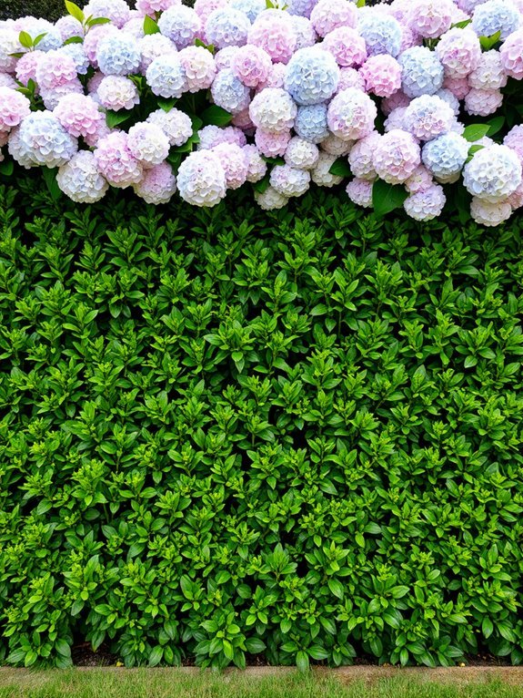 boxwood and hydrangea blend