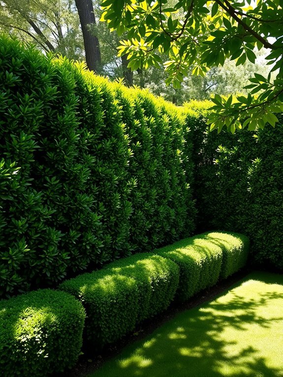 boxwood ornamental evergreen shrub