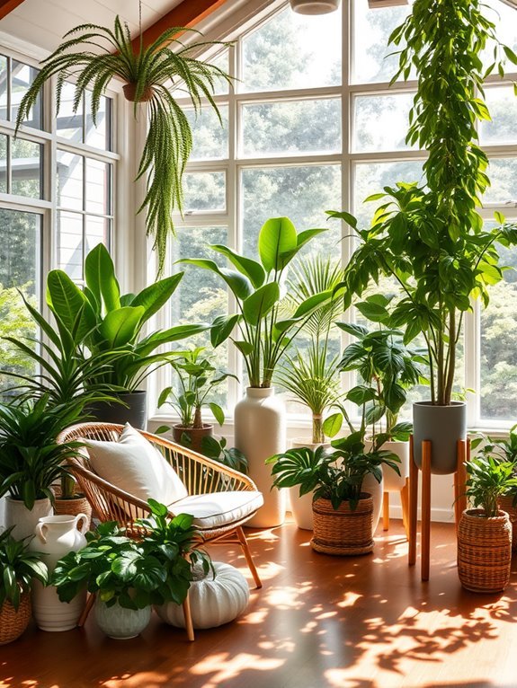 bright and lush retreat