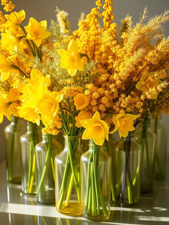bright cheerful yellow designs