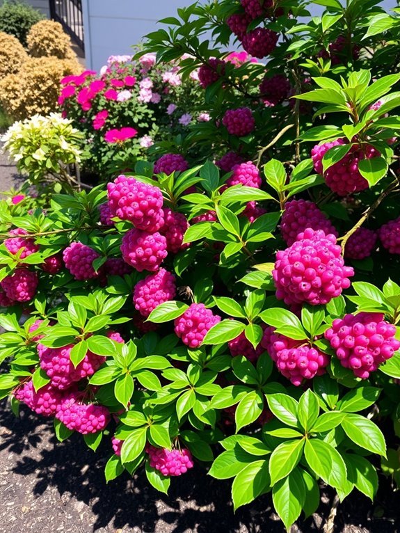 bright red berry plant