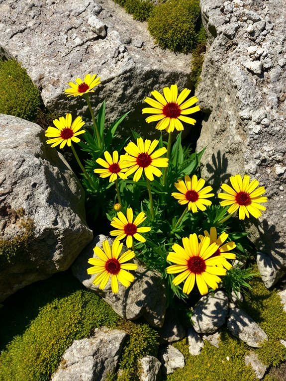 bright yellow wildflower species