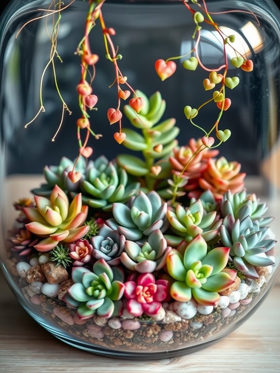 cacti and trailing vines