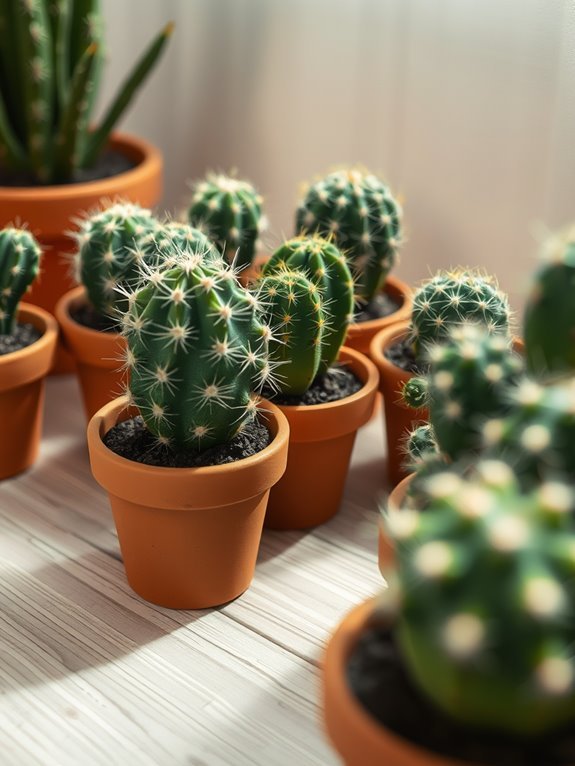 cacti beautifully arranged together