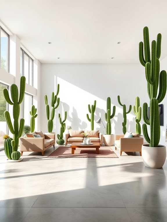 cacti variety display showcase