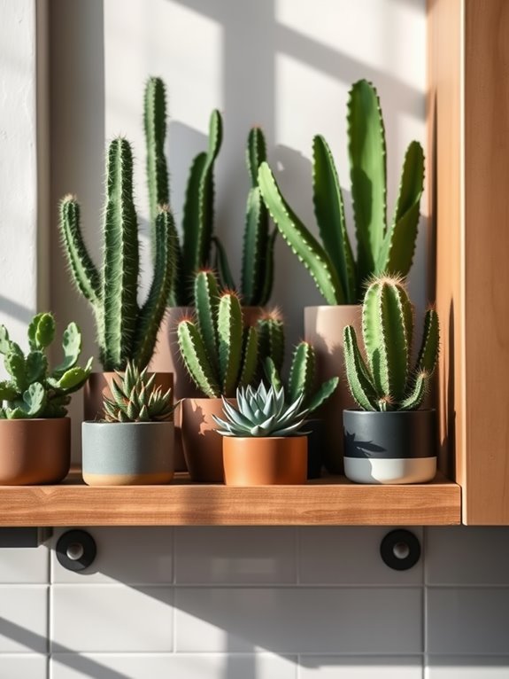 cactus and succulent arrangement