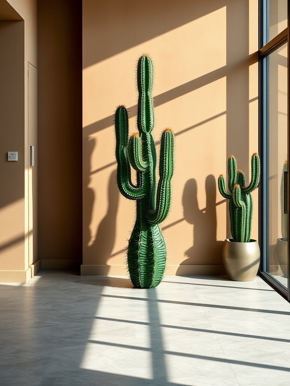 cactus on statement floor