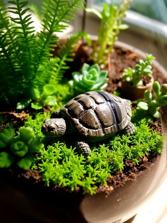 calm and peaceful turtle