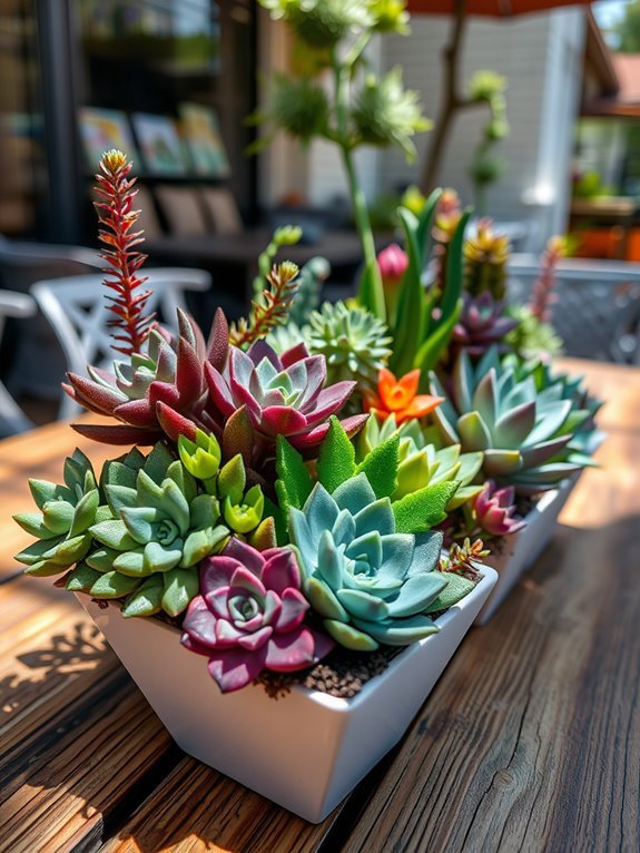 charming decorative succulent sculptures
