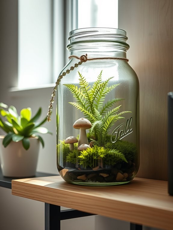 charming glass plant habitat