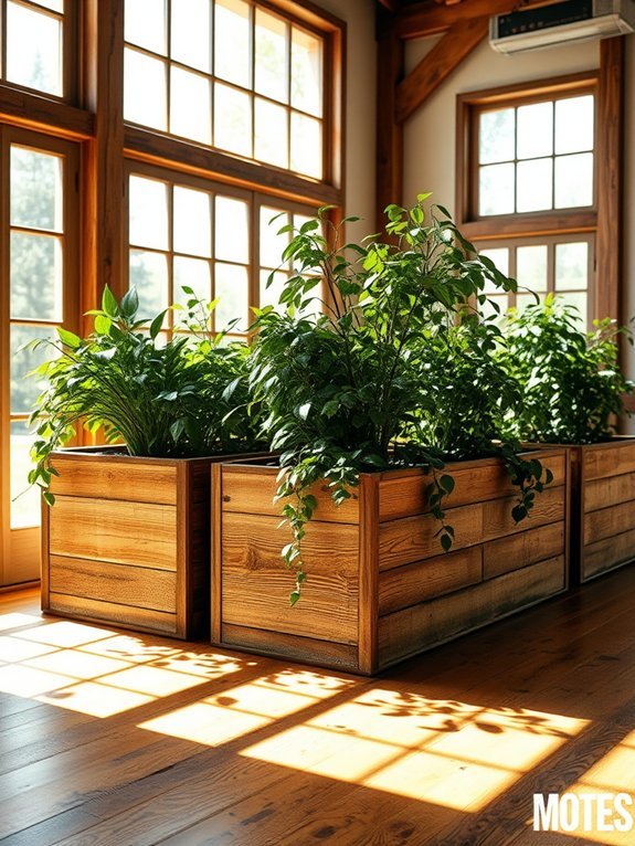 charming handcrafted garden container