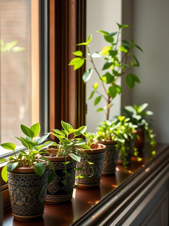charming indoor plant collection