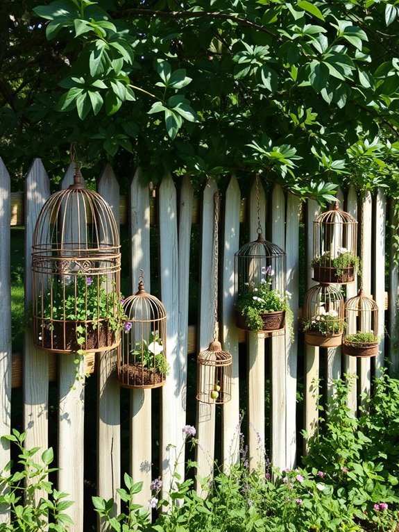 charming plant display cages