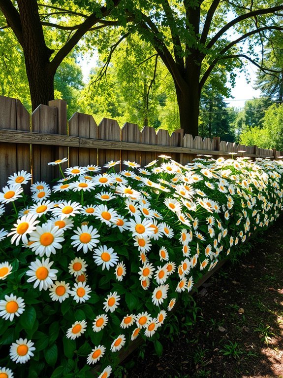 cheerful artificial daisies decoration