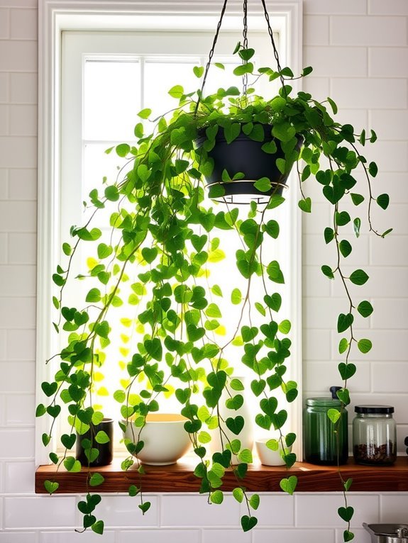 climbing green ornamental vine
