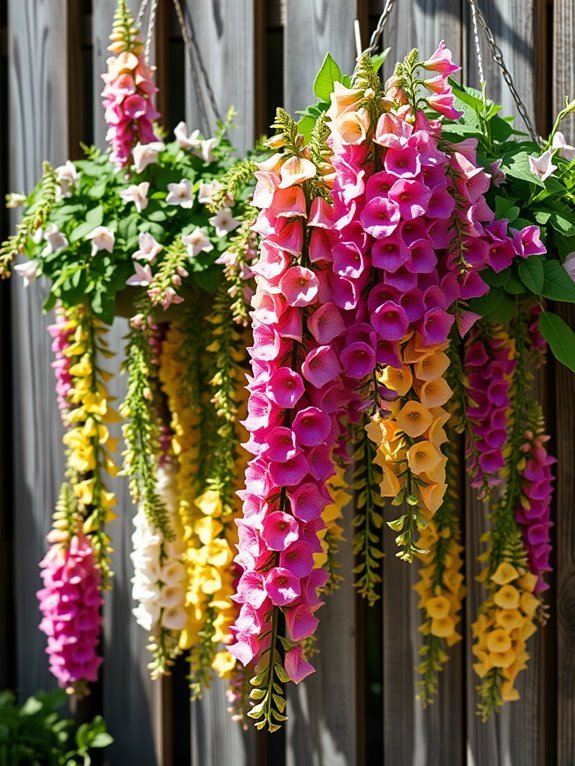 colorful blooming garden flowers