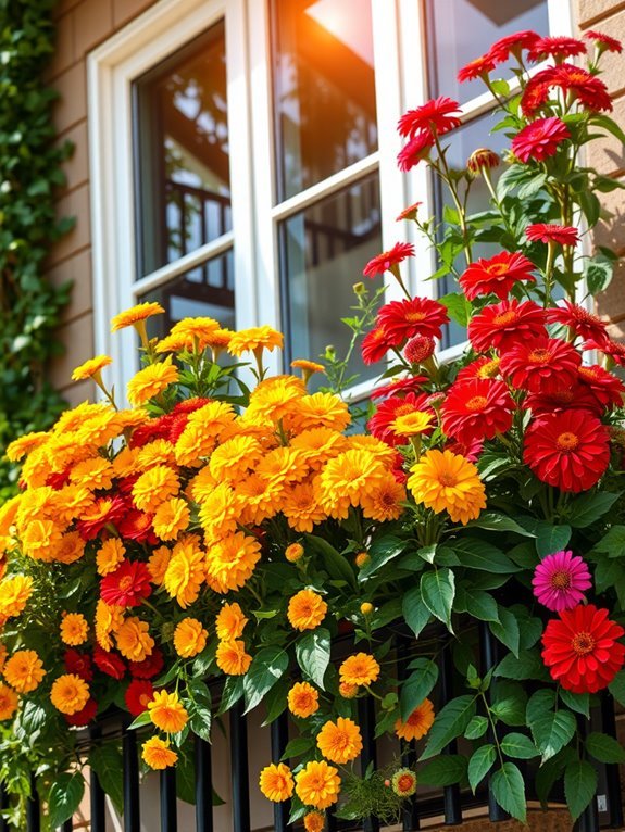 colorful blooms for gardens