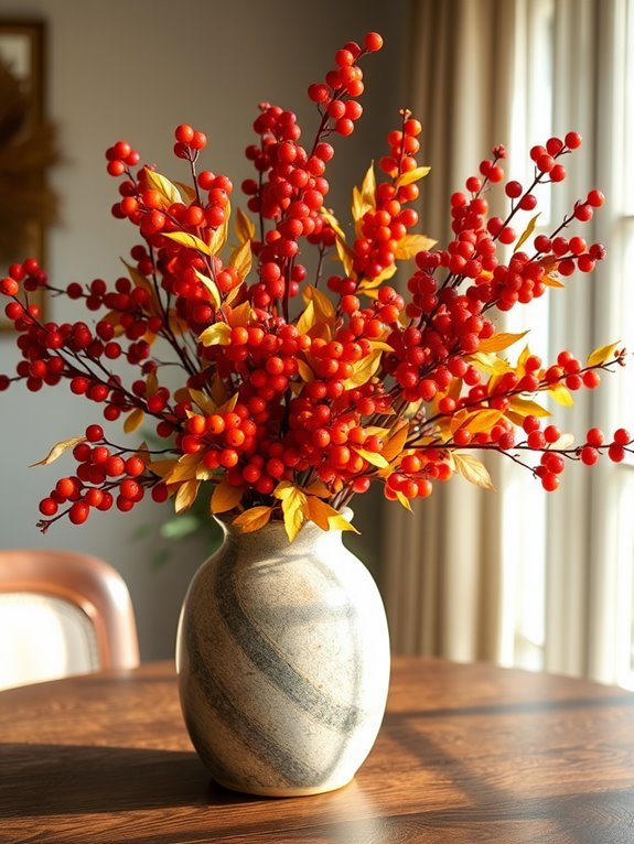 colorful branches with berries