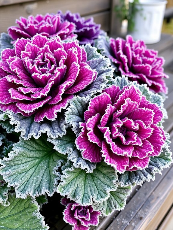 colorful decorative leafy vegetable