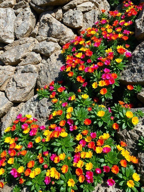 colorful drought resistant succulent flower