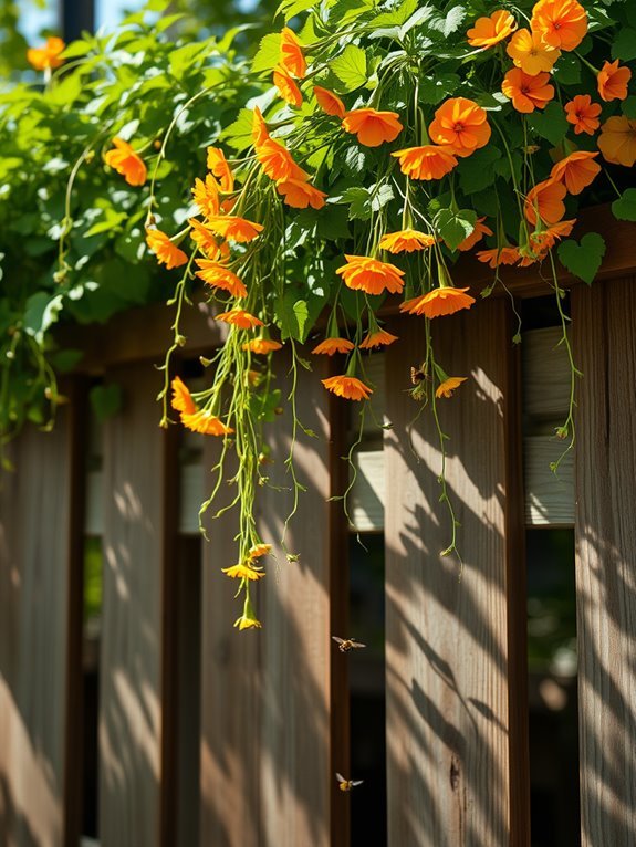 colorful edible garden flower
