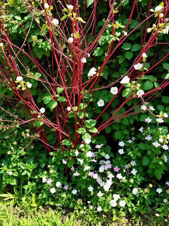 colorful flora and fauna