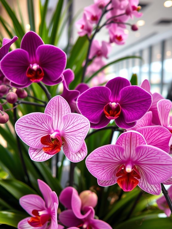 colorful floral display arrangement
