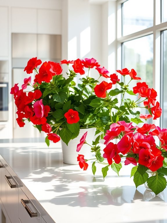 colorful flowering garden plants