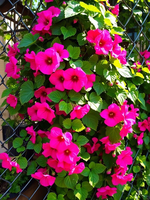 colorful flowering garden plants