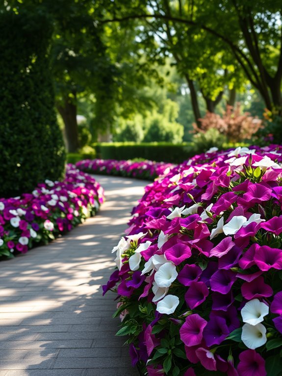 colorful flowering garden plants