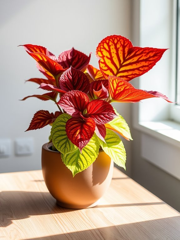 colorful foliage houseplant variety