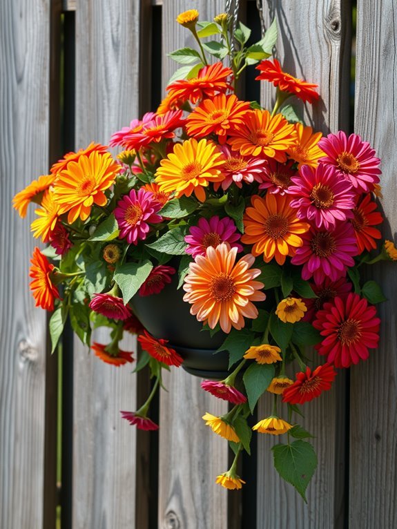 colorful garden blooms thriving