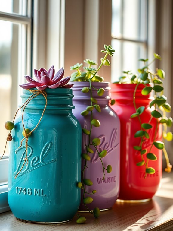 colorful jar storage solutions