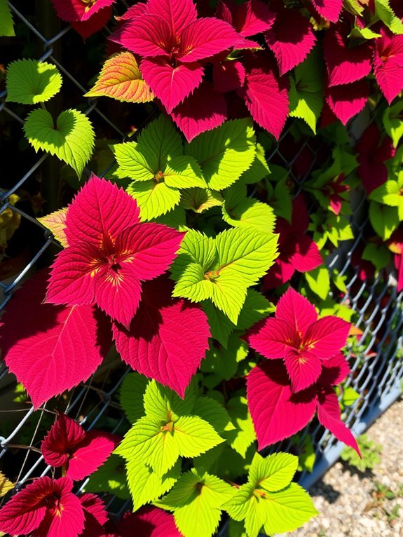 colorful leafy ornamental plant