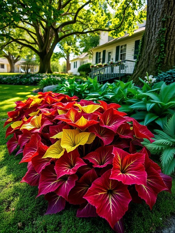 colorful perennial foliage plant