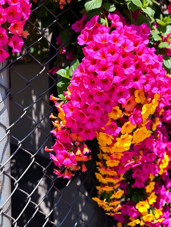 colorful petunia like flowers