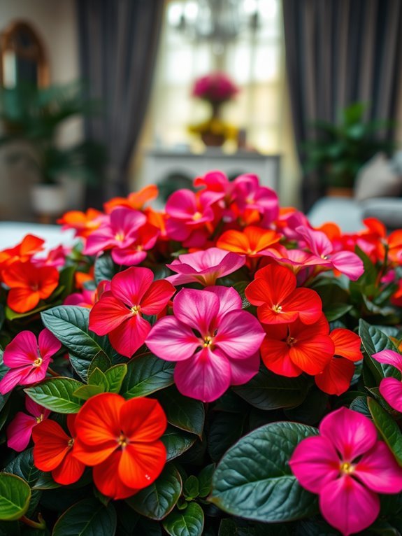 colorful shade loving flowers