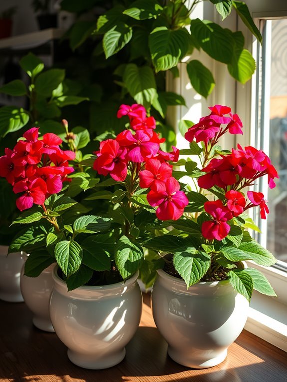 colorful shade loving flowers