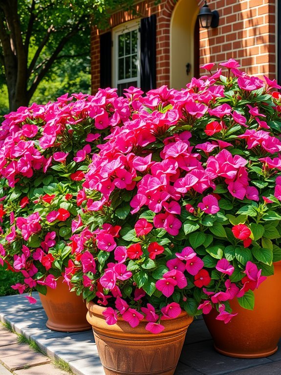 colorful shade loving flowers