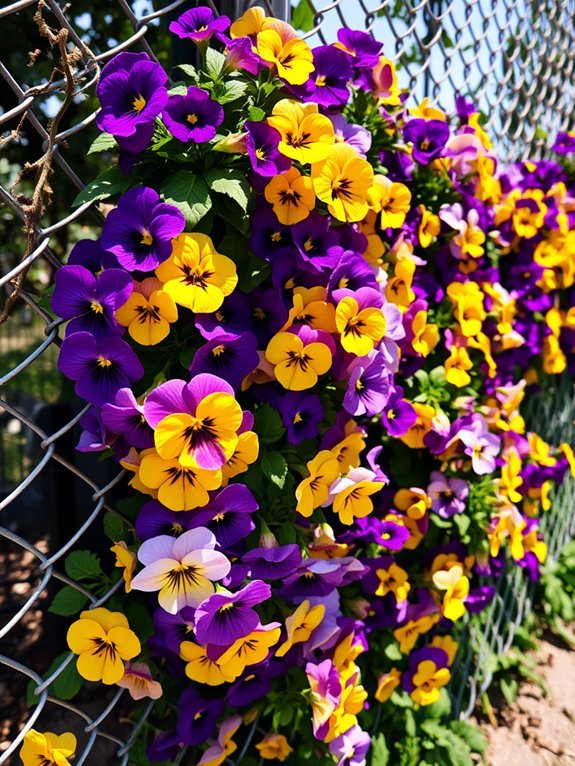 colorful springtime flowering plants