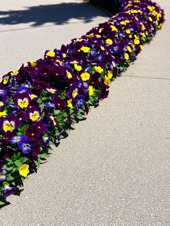colorful springtime flowering plants