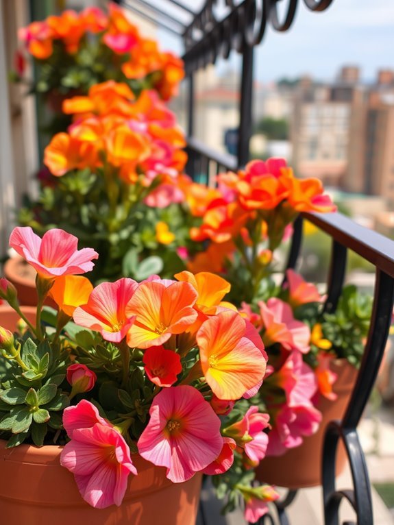 colorful succulent flowering plant