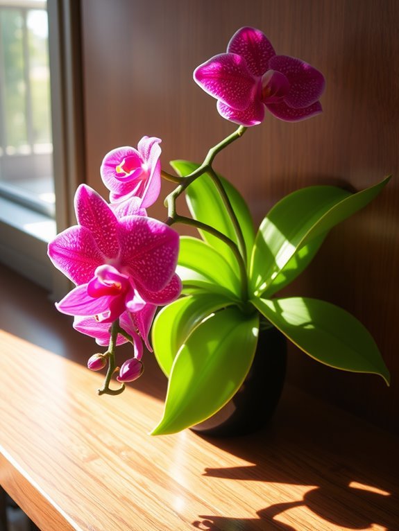 colorful synthetic orchid flower