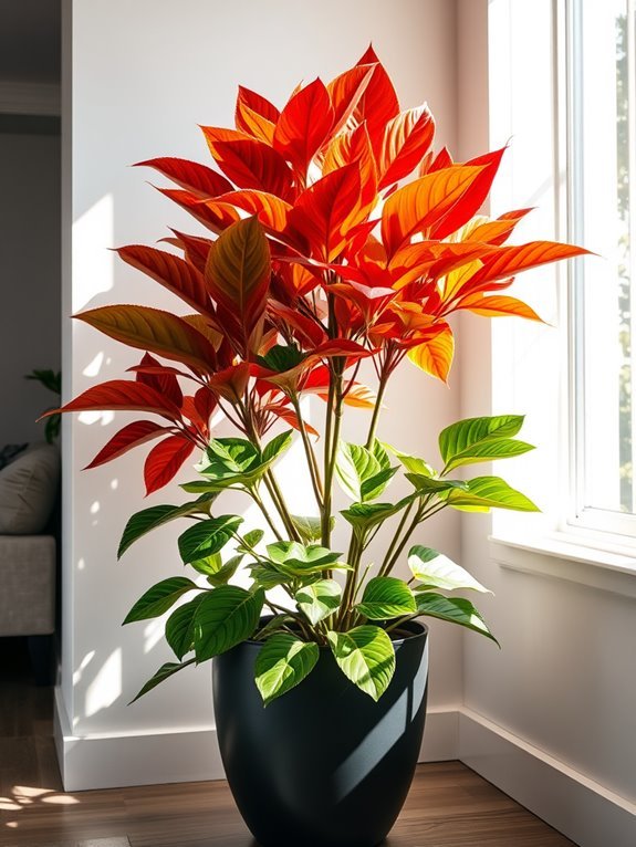 colorful tropical flowering plant