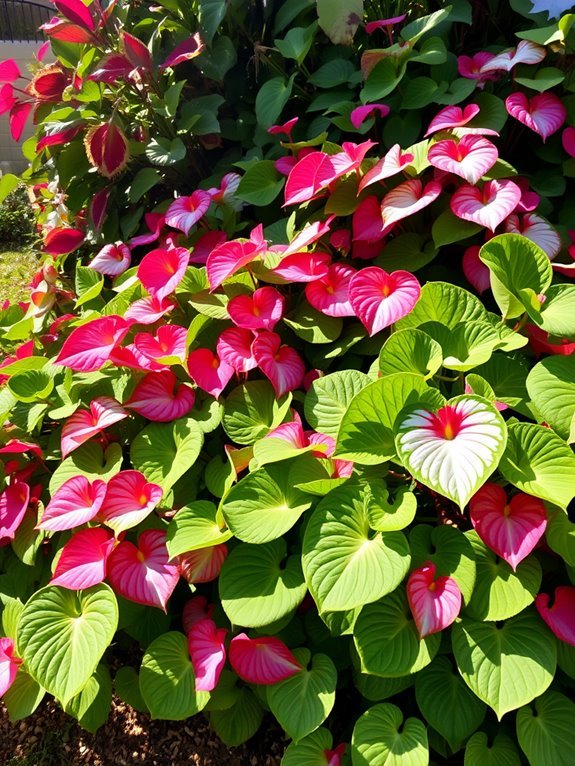 colorful tropical foliage plant