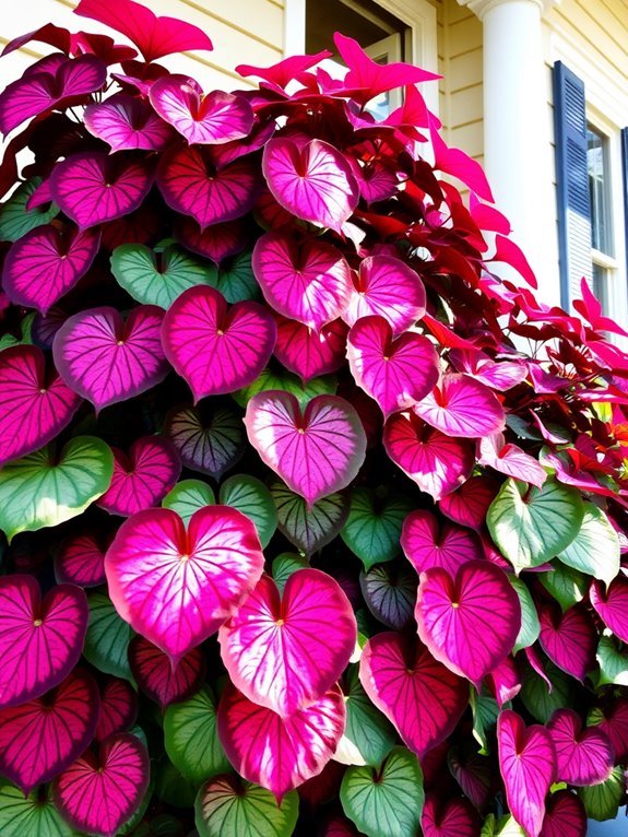 colorful tropical foliage plants
