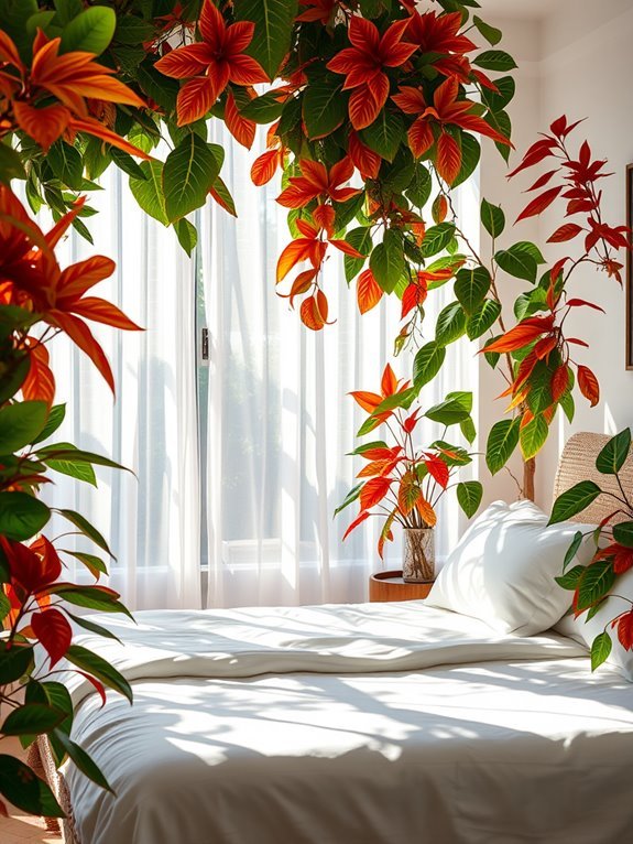 colorful tropical houseplant variety