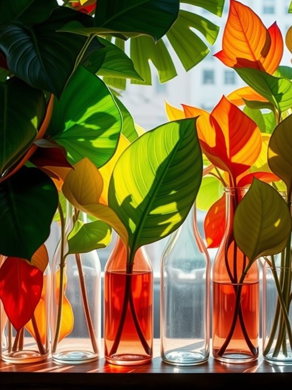 colorful tropical houseplant variety